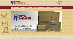 Desktop Screenshot of novelpackaging.com